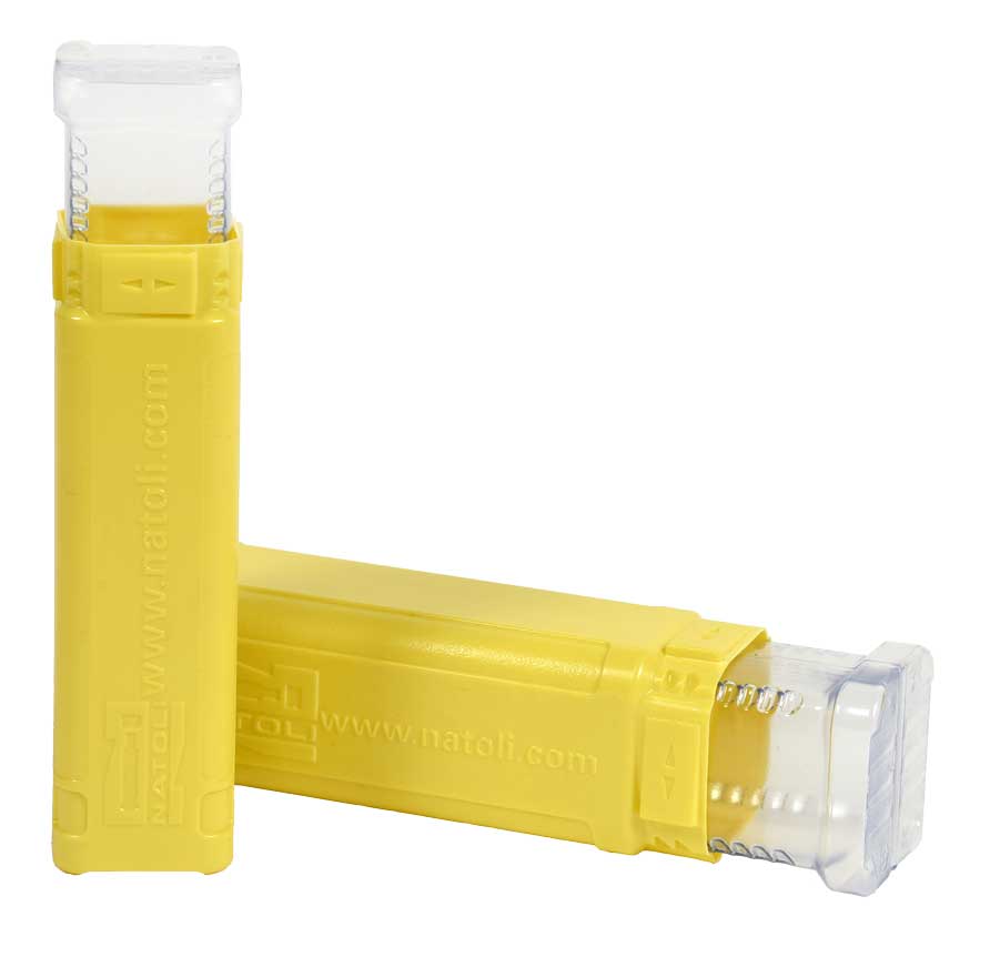 Reusable Plastic Punch Storage Tubes