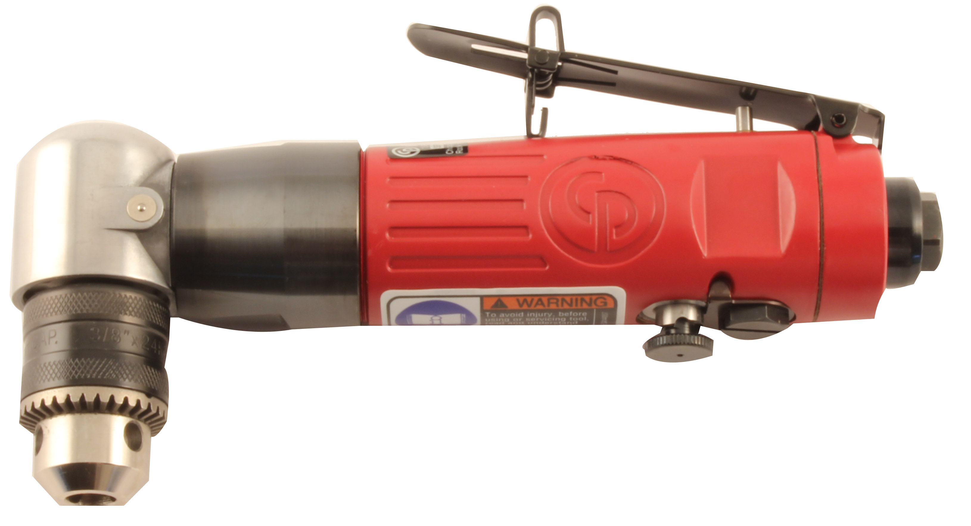 3/8" RIGHT ANGLE PNEUMATIC DRILL WITH CHUCK & KEY